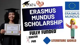 ERASMUS MUNDUS SCHOLARSHIP/FULLY FUNDED/MASTERS & PHD #fullyfundedscholarships #scholarship #study