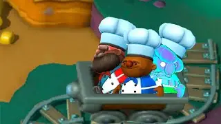 Три повара поехали в шахту l прохождение Overcooked 2. Часть 4
