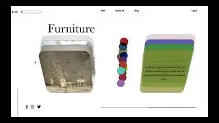 Making a Website Mockup in Adobe XD in 2021 | Furniture and Home Decor