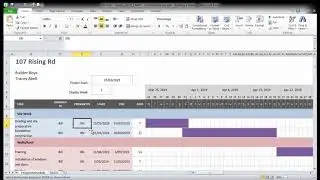 Using Excel to create a Gantt Chart - Part 3