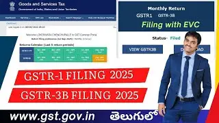 Tally Prime GSTR-1 and Cost CENTERS Postings in Telugu | Latest 2025 Update