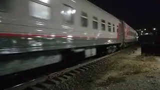скорый поезд 233/234 Москва Новороссийск прибывает на станцию Новороссийск