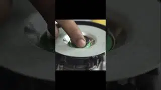 Angle grinder disc for glass polishing