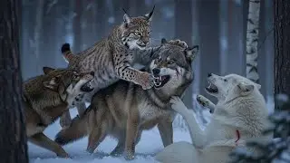 Even Wolves are afraid of this Cat! The lynx is a ferocious forest ghost!