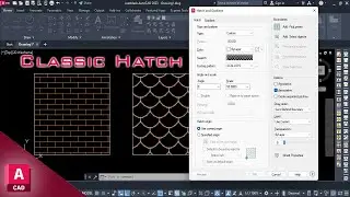 AutoCAD 2023 | How to get your Classic Hatch Dialog back
