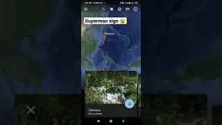 Google earth superman sign location in japan😱😮|