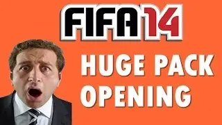 FIFA 14 HUGE FUNNY PACK OPENING!