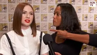 Karen Gillan & Zoe Saldana  Interview Guardians Of The Galaxy Vol 2 SDCC 2016