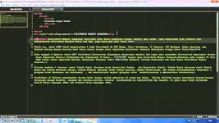Tugas 3 Membuat Aplikasi Halaman Web Navigasi frame, iframe dan form