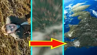 Satellite zoom out to SPACE effect - After Effects Tutorial