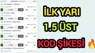 İLK YARI 1.5 ÜST ✨ KOD ŞİKESİ 💯 ( YÜKSEK ORAN)🔥@BahisKulübü