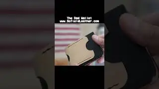 The Dad Wallet - Black and Nude