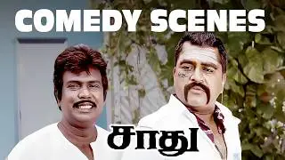 Saadhu Comedy Scenes | இவன் நம்மள பத்தி தெரிஞ்சு வச்சிட்டு வந்துருப்பான் போல | Arjun | Goundamani
