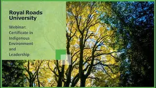 Undergraduate Certificate in Indigenous Environmental Leadership