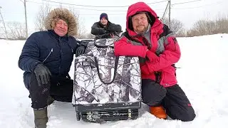 Проходимый и мощный мотобуксировщик SNOWDOG. Тест-драйв по целине и подъём в гору