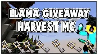 LLAMA PET GIVEAWAY?! [HarvestMC #2]