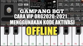 CARA VIP ORG2020, 2021 MENGGUNAKAN KODE AKTIVASI OFFLINE  || TUTORIAL ORG 2021