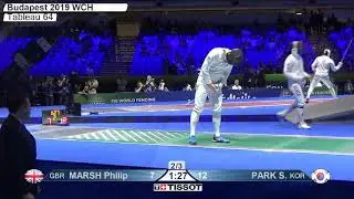 2019 242 T64 09 M E Individual Budapest HUN WCH GREEN PARK KOR vs MARSH GBR