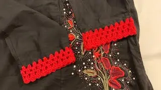 Crochet sleeves extension