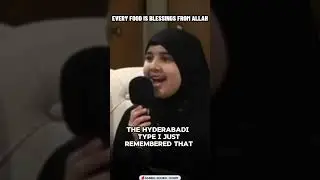 Every food is blessing from Allah💯 Beautiful child 🚸 | Dr. Sabeel Ahmed