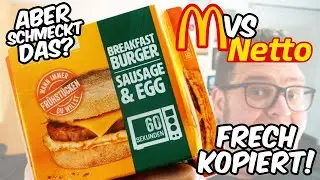 CHEEKY COPIED - NETTO vs McDONALD'S - I'm testing the discount store's McMuffin copy!