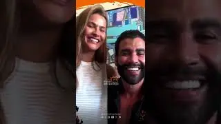 Gusttavo Lima e Andressa na live