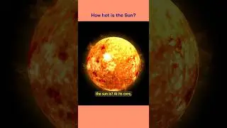 How hot is the Sun? ☀️ #fact #facts #interestingfacts #space