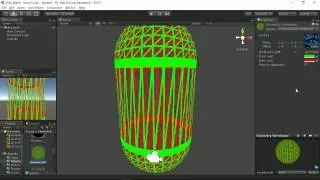 Unity geometry shader : Wireframe (with or without diagonal)