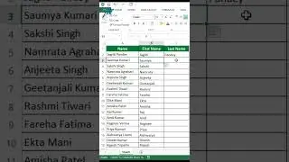 Wow Kya Excel Tutoring Hai 😮 Interview Trick Flash Fill 