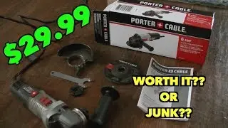 $29.99 Porter Cable Angle Grinder Review. Any Good? Worth it? Find out.