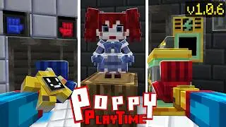 Poppy Playtime v1.0.6 NEW MECHANICS Addon Minecraft