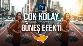 1 DAKİKADA PHOTOSHOP GÜNEŞ EFEKTİ NASIL YAPILIR? #shorts