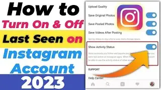 Turn off Last Seen on Instagram | Turn off Activity Status on Instagram ✅Hide last seen on Instagram
