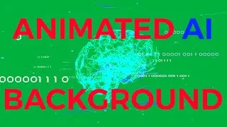 Green Screen | AMAZING Background for Artificial Intelligence Videos (FREE to use)