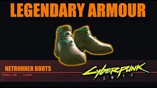 Cyberpunk 2077 - NETRUNNER BOOTS - LEGENDARY ARMOUR