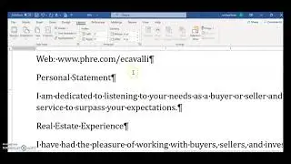 Word 1 Tips