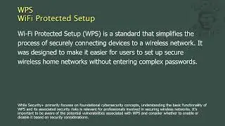 WPS - WiFi Protected Setup
