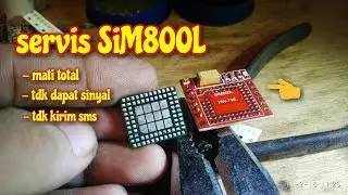 Modul GSM SIM800L rusak bisa di servis