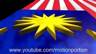 Malaysia Flag Animation