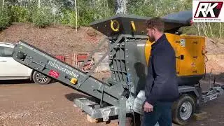 RC150 trailer mounted jaw crusher