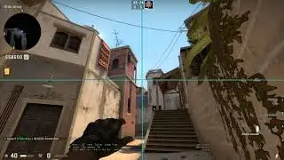 De_Mirage kitchen window smoke from t spawn (64 tick)