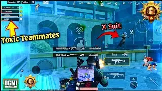 Random Toxic Teammates 😤| 40 FPS Gamplay in BGMI|
