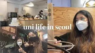 vlog / second vaccine shot, PC bang, study date, seoul cafes, manhwa cafe 놀숲, airpods pro!