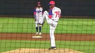 12強熱身賽/古巴Andy Vargas中繼被打4分大局 最快145最慢95⚾2024/11/5 Premier12 warm-up game Cuba vs 臺中台壽霸龍