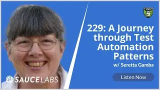 A Journey through Test Automation Patterns with Seretta Gamba