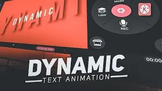 Dynamic Title Animation in kinemaster | Saikat Bhunya