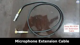 Microphone Extension Cable | Sony Mic ECM-LV1 Extension Cable | Sonic Plumber Mic Extension Cable