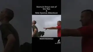 Run 🏃 Drop gets special attention from Senior Drill Instructor…