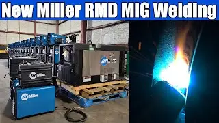 New Miller RMD Mig Welding on Pipe