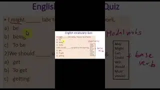 English Vocabulary Quiz 